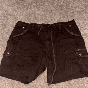 Brown Cargo Shorts